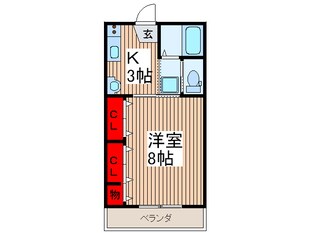 コンフォ－ト北戸田の物件間取画像